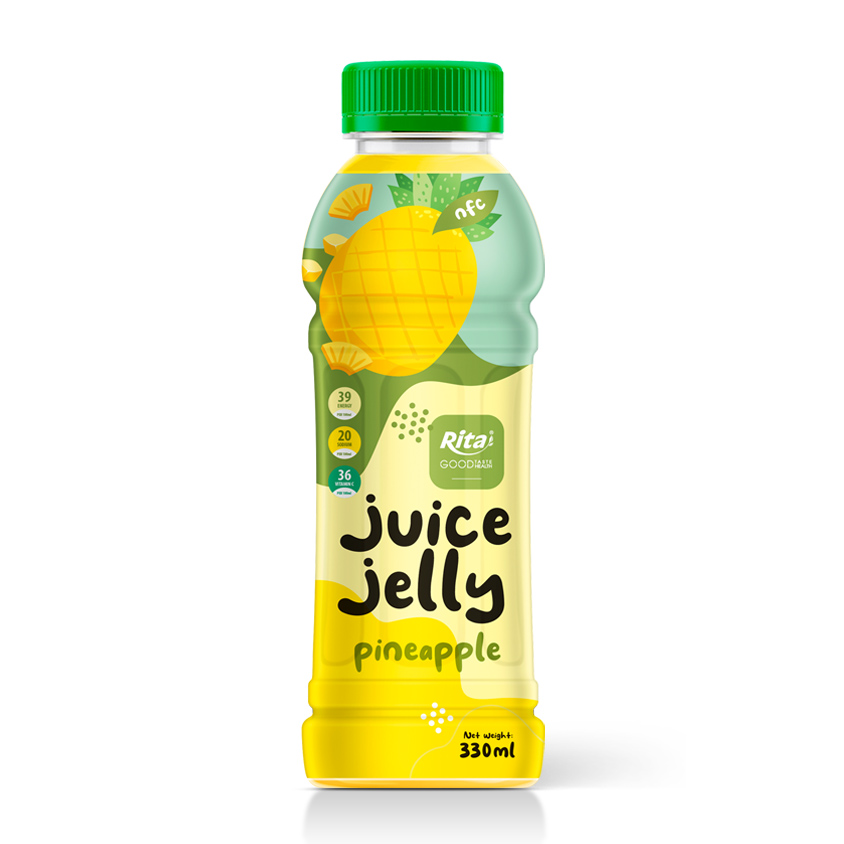 330ml natural  pineapple  juice jelly 